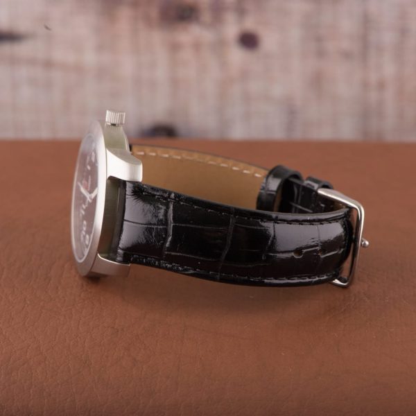 Black Croco Leather Watch Bands - Image 3