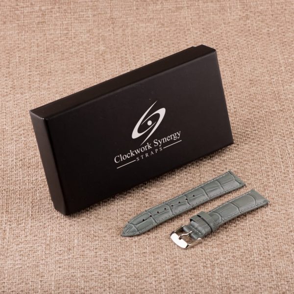 Set of 15 Croco Leather Watch Bands