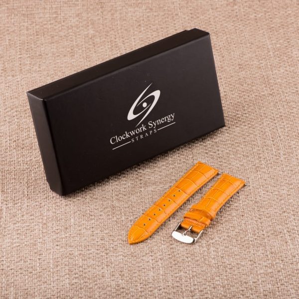 Set of 15 Croco Leather Watch Bands - Image 8