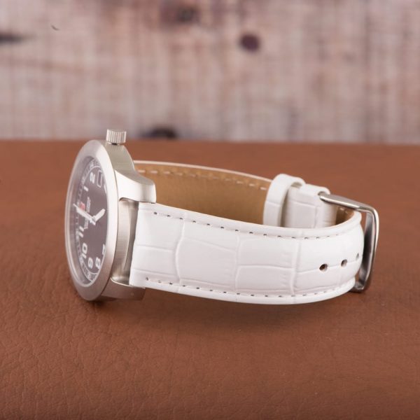 White Croco Leather Watch Bands - Image 3