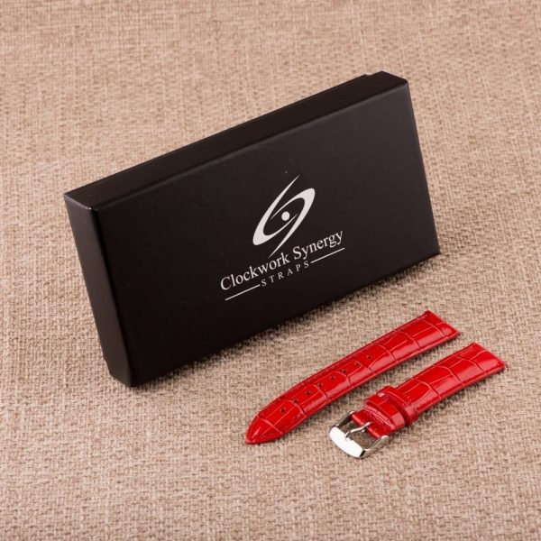 Set of 15 Croco Leather Watch Bands - Image 5