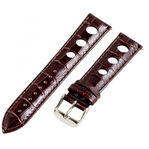 Brown 3-hole Croco Rally Bands