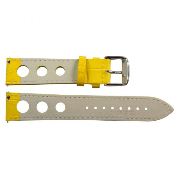 Yellow 3-hole Croco Rally Bands - Image 3