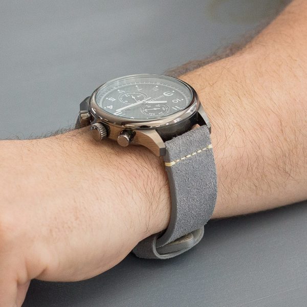 Grey Suede Leather Bands (Dapper) - Image 2