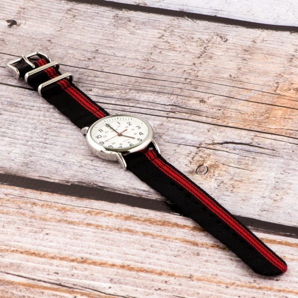 Racing Black & Red 2-piece Classic Ballistic Bands - Image 2