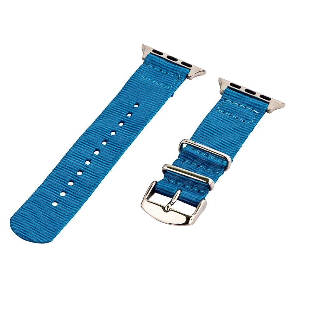 Electric Blue 2-Piece Classic Ballistic Bands for Apple Watch<sup>®</sup>