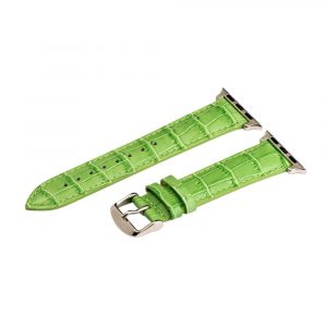 Grass Green Croco Leather Bands for Apple Watch<sup>®</sup>