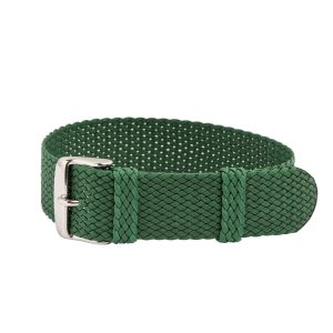 Green Perlon Watch Strap