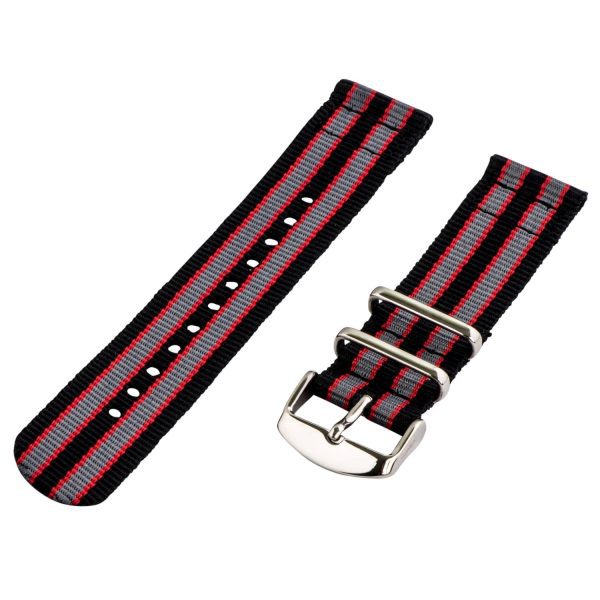 Grey & Red 2-piece Classic Ballistic Bands
