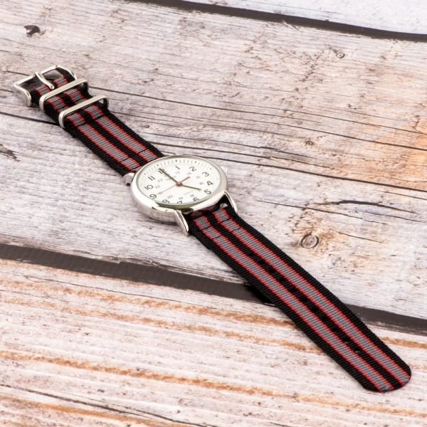 Grey & Red 2-piece Classic Ballistic Bands - Image 2