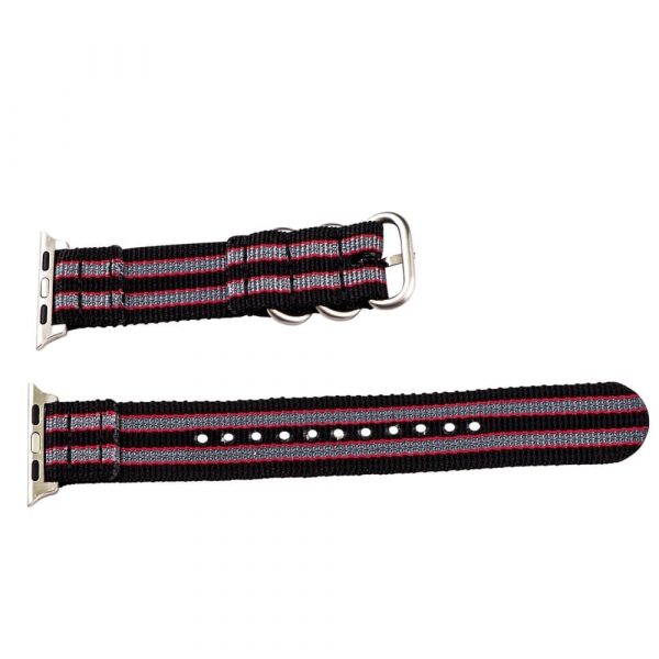 Grey & Red 2-piece Heavy Ballistic Bands for Apple Watch<sup>®</sup> - Image 4