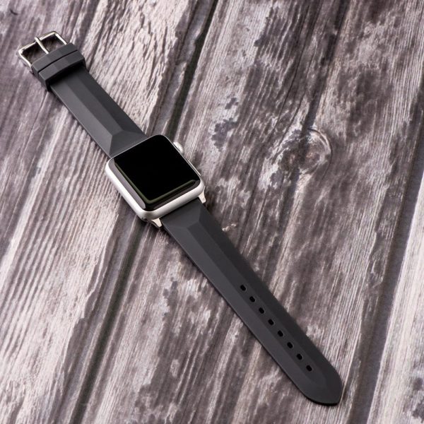 Grey Silicone Bands for Apple Watch<sup>®</sup> - Image 2