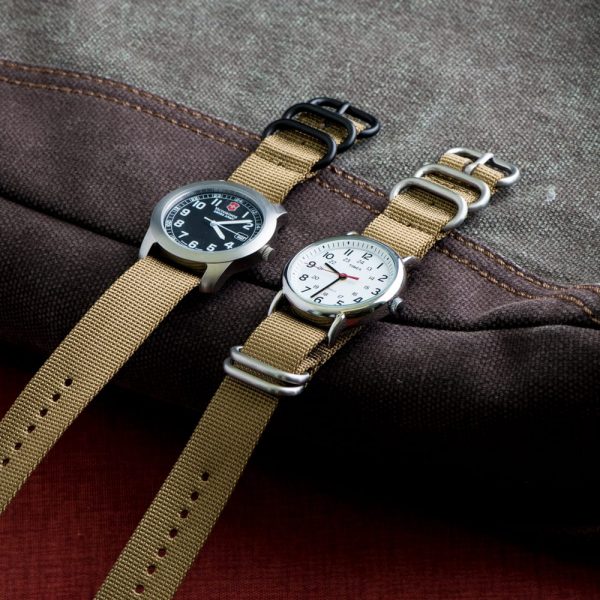 Desert Khaki Heavy Ballistic Watch Strap - Image 2