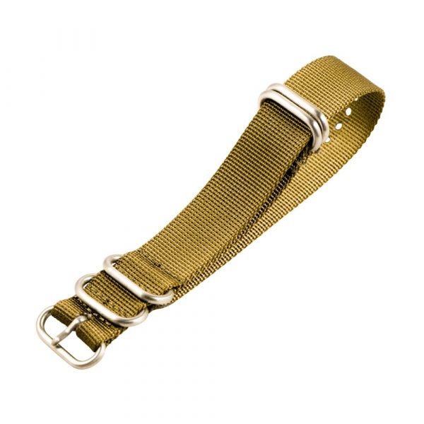 Desert Khaki Heavy Ballistic Watch Strap - Image 4