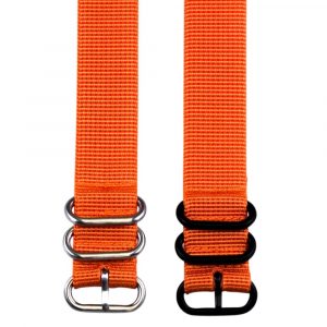 Orange Heavy Ballistic Watch Strap