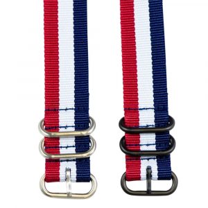 Red/White/Blue Heavy NATO Watch Strap