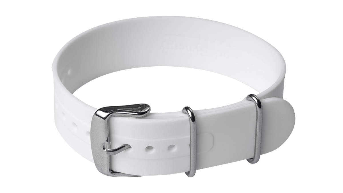 White Band | White Silicone Watch Band | Clockwork Synergy