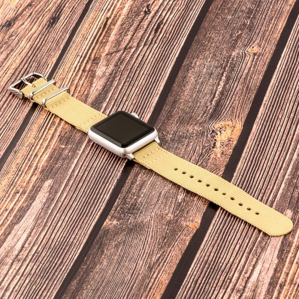 Khaki 2-Piece Classic Ballistic Bands for Apple Watch<sup>®</sup> - Image 2