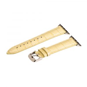 Khaki Croco Leather Bands for Apple Watch<sup>®</sup>