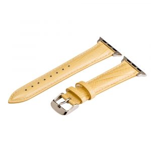 Khaki Lizard Leather Bands for Apple Watch<sup>®</sup>