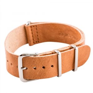 Saddle Vintage Leather Ballistic Strap