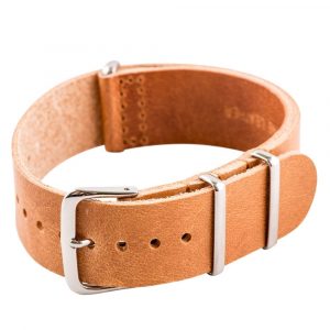 Saddle Worn Leather Ballistic Strap