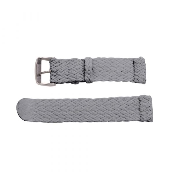 Light Grey 2-Piece Double Perlon Watch Bands - Image 3