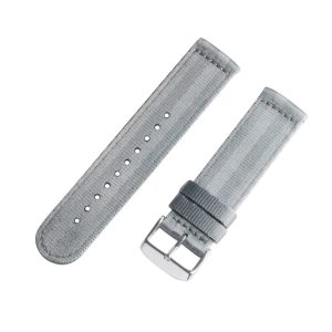 Light Grey 2-Piece Seat Belt Ballistic Watch Bands