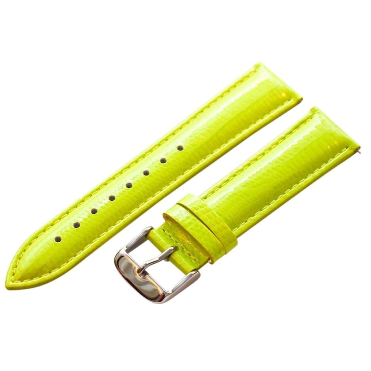 Lime Green Strap|Lime Green Lizard Leather-Clockworksynergy