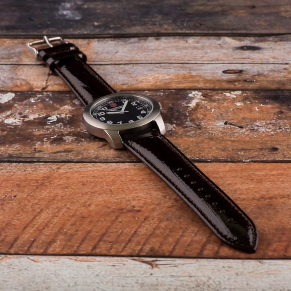 Brown Lizard Leather Watch Bands - Image 2