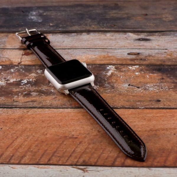 Brown Lizard Leather Bands for Apple Watch<sup>®</sup> - Image 2