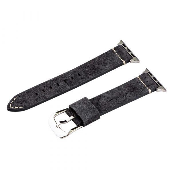 Midnight Blue Suede Leather Bands for Apple Watch<sup>®</sup>(Dapper)