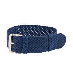 Navy Blue Perlon Watch Strap