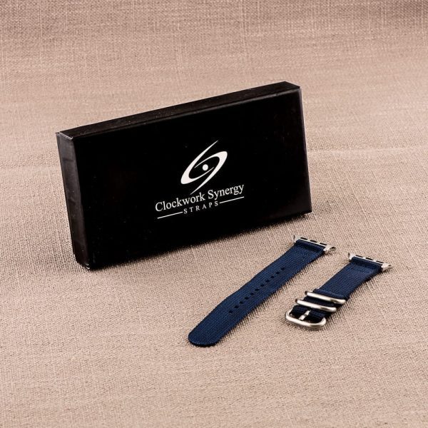 Navy 2-Piece Heavy Ballistic Bands for Apple Watch<sup>®</sup> - Image 3