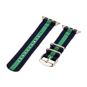 Navy & Green 2-Piece Classic Ballistic Bands for Apple Watch<sup>®</sup>