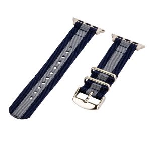 Navy & Grey 2-Piece Classic Ballistic Bands for Apple Watch<sup>®</sup>