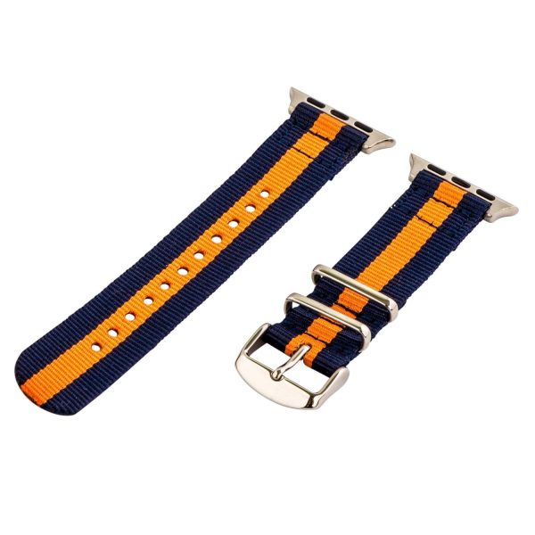 Navy & Orange 2-Piece Classic Ballistic Bands for Apple Watch<sup>®</sup>