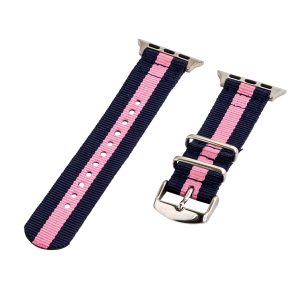 Navy & Pink 2-Piece Classic Ballistic Bands for Apple Watch<sup>®</sup>