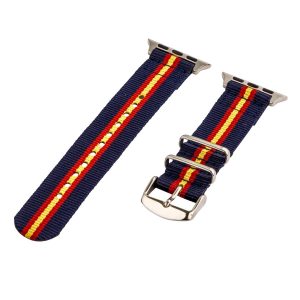 Navy/Red/Yellow 2-Piece Classic Ballistic Bands for Apple Watch<sup>®</sup>