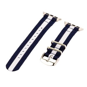 Navy & White 2-Piece Classic Ballistic Bands for Apple Watch<sup>®</sup>