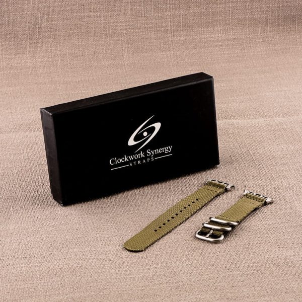 Olive 2-Piece Heavy Ballistic Bands for Apple Watch<sup>®</sup> - Image 3