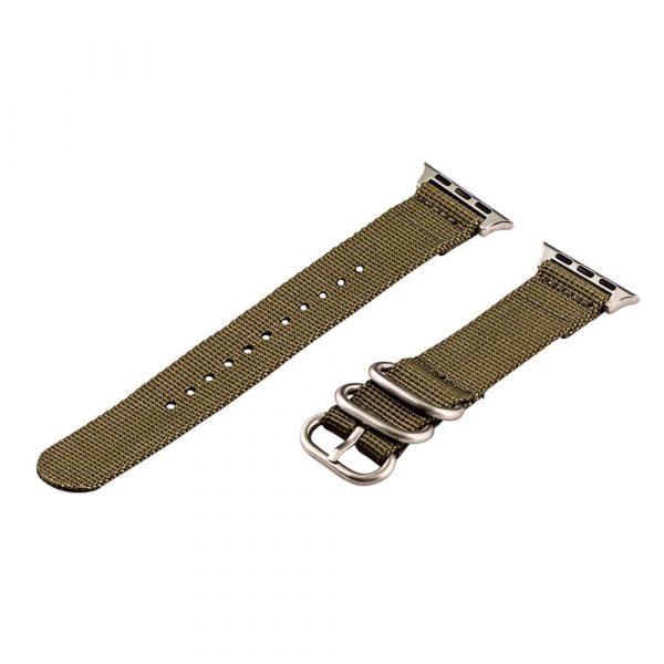 Olive 2-Piece Heavy Ballistic Bands for Apple Watch<sup>®</sup>