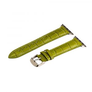 Olive Croco Leather Bands for Apple Watch<sup>®</sup>
