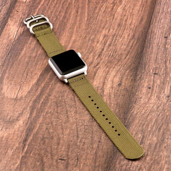 Olive 2-Piece Heavy Ballistic Bands for Apple Watch<sup>®</sup> - Image 2