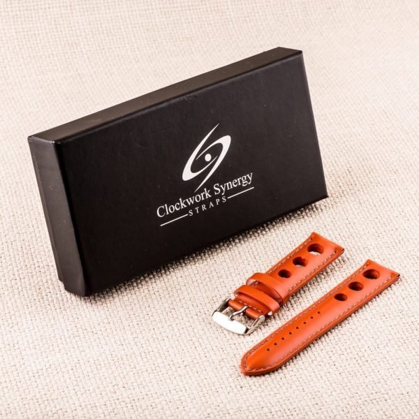 Orange & Grey 3-hole Smooth Rally Bands - Image 3