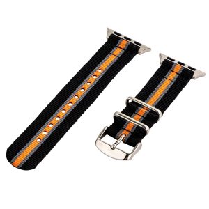 Orange/Grey/Black 2-Piece Classic Ballistic Bands for Apple Watch<sup>®</sup>