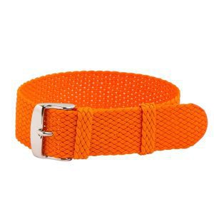 Orange Perlon Watch Strap