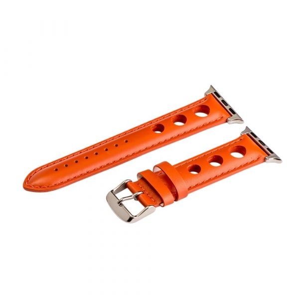 Orange 3-hole Smooth Rally Bands for Apple Watch<sup>®</sup>