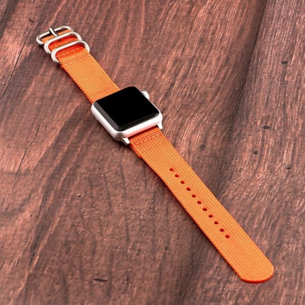 Orange 2-Piece Heavy Ballistic Bands for Apple Watch<sup>®</sup> - Image 2