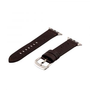 Brown Ostrich Leather Bands for Apple Watch<sup>®</sup> (Dapper)